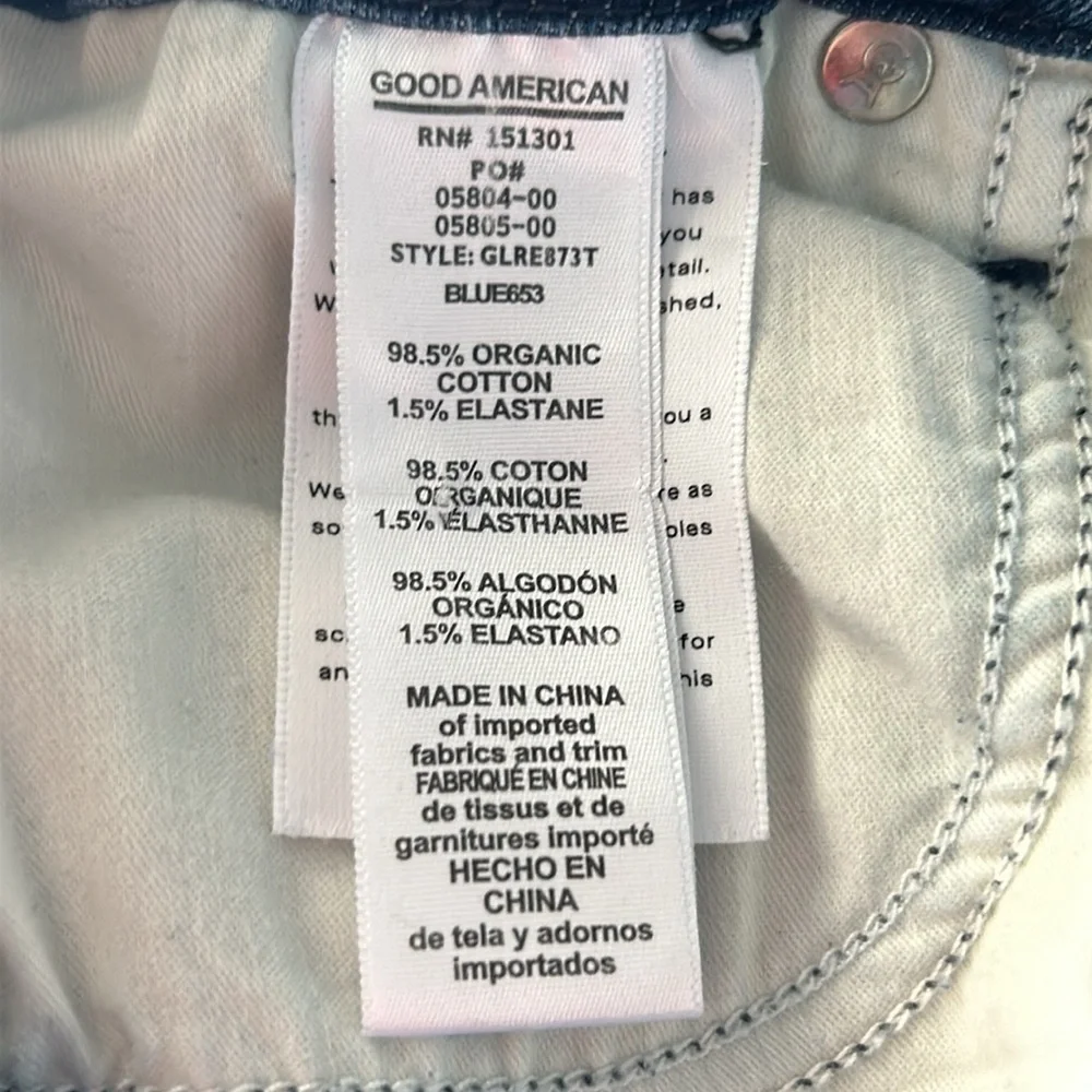Good American skinny fit jeans size 28